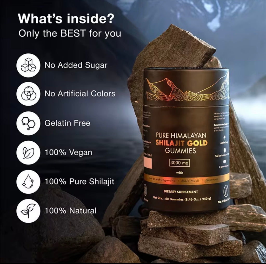 Pure Himalayan Shilajit Gold Gummies